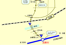 長野ICからのMAP