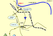 信濃町ICからのMAP